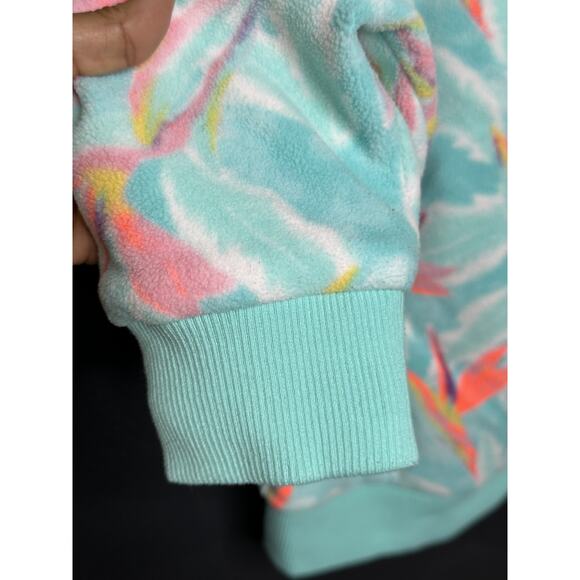 Chubbies Women's Unisex Bird Of Paradise Print Fleece Full-Zip Jacket Size Large - Picture 10 of 10